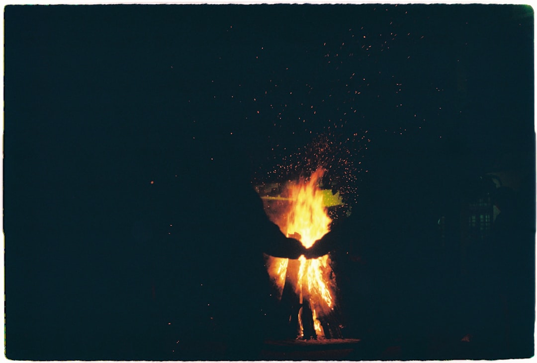 Photo dream interpretation with fire