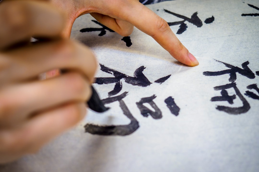 Photo caligraphy