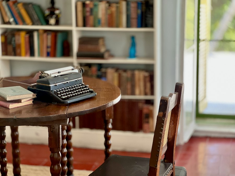 Photo reading and writing corner